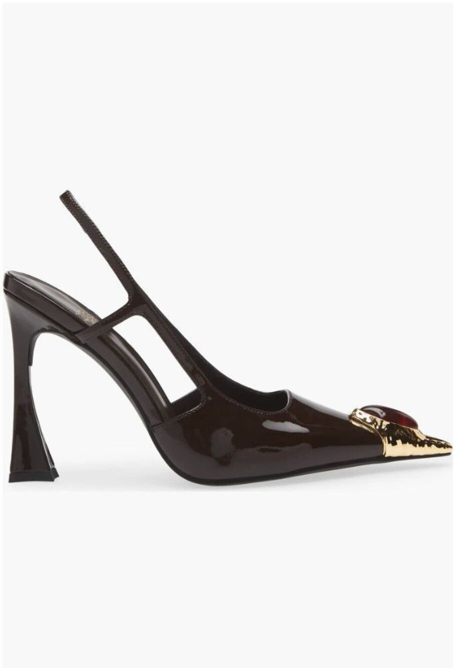 New Jeffrey Campbell Sorcerer Pointed Toe Slingback Pump Women's Size 10 - Picture 3 of 8